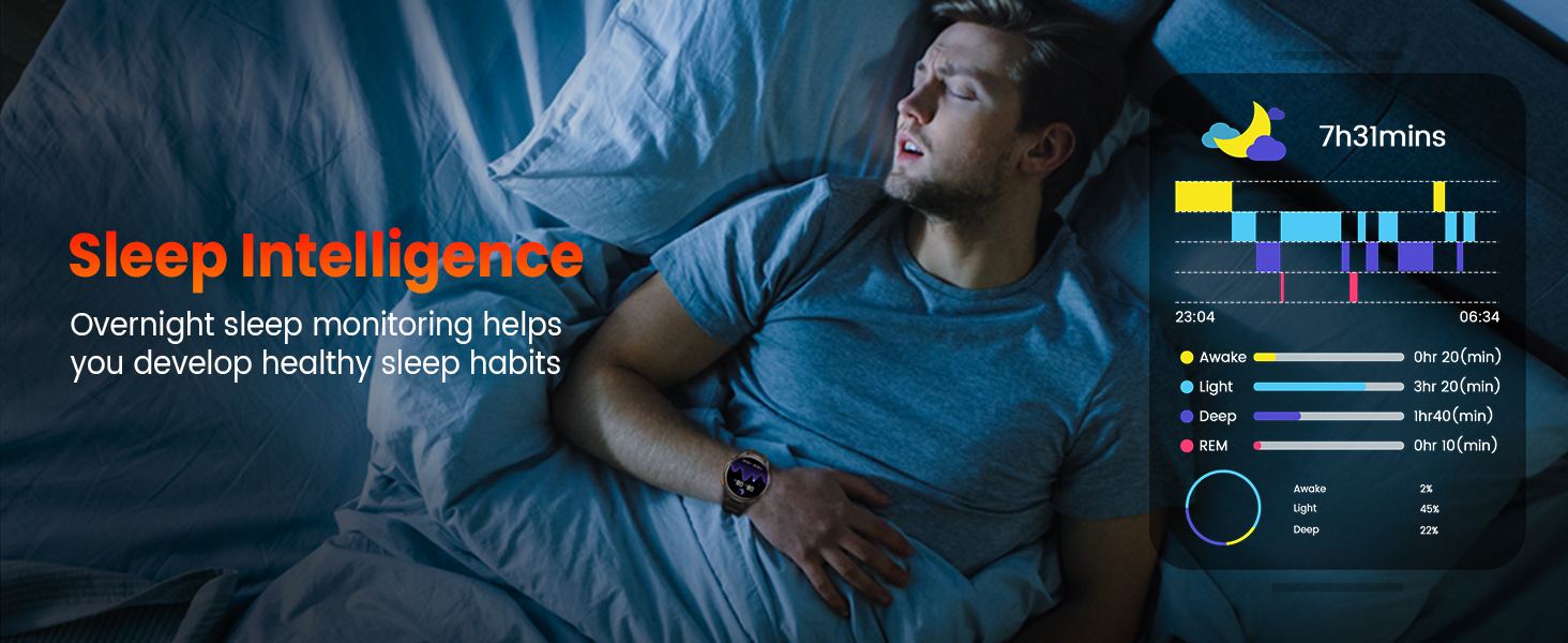 Military Smart Watches for Men Fitness Tracker Watch