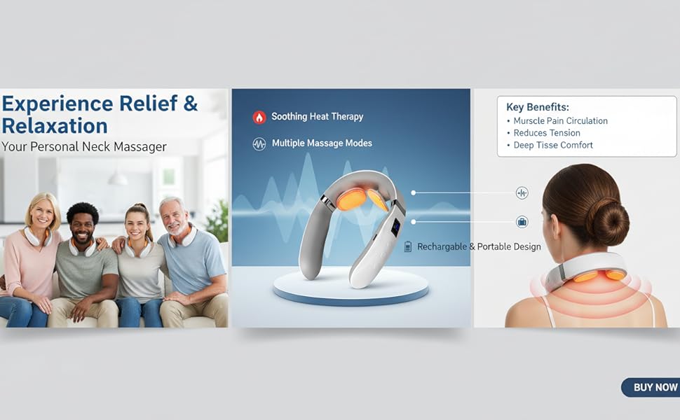 Neck Massager with Heat