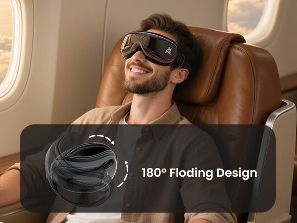Eye Massager heated eye massager mask eye massager for migraines eye massager with heat and cooling