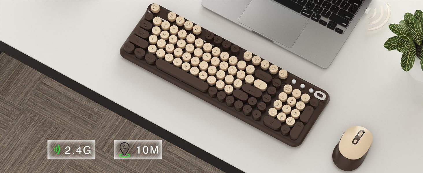 Wireless Keyboard and Mouse Combo