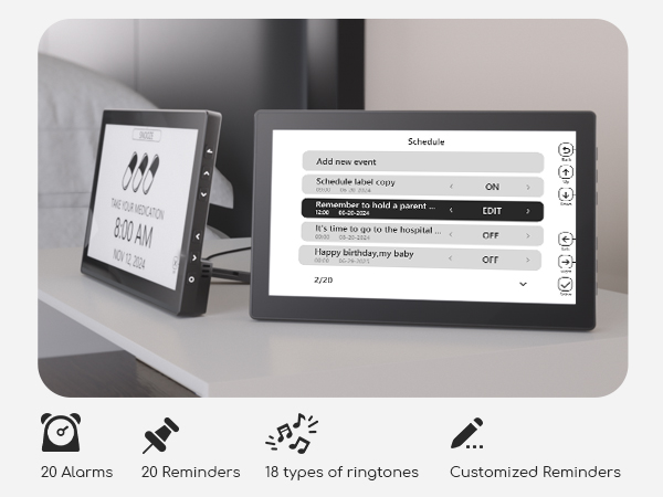 digital clock large display