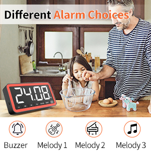 digital timer with different alarms