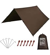 KALINCO Tent Tarp, Picnic Mat Camping Tarp Tent Hammock Tarp, pu Waterproof Camping tarp Tent Rai...