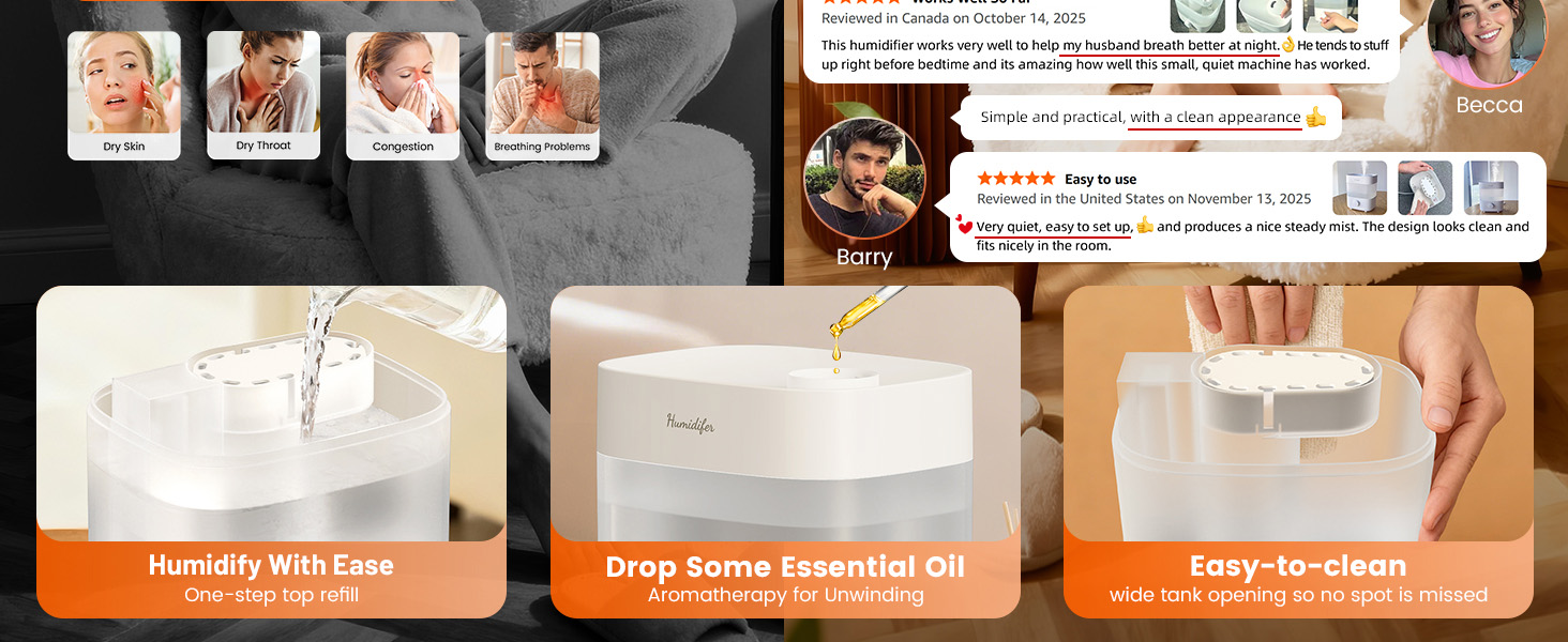 Humidifiers for Bedroom