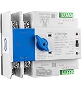KNMIPJD ATS Automatic Transfer Switch 2P AC110V 63A 50/60Hz ATS Dual Power Switch Electrical Sele...