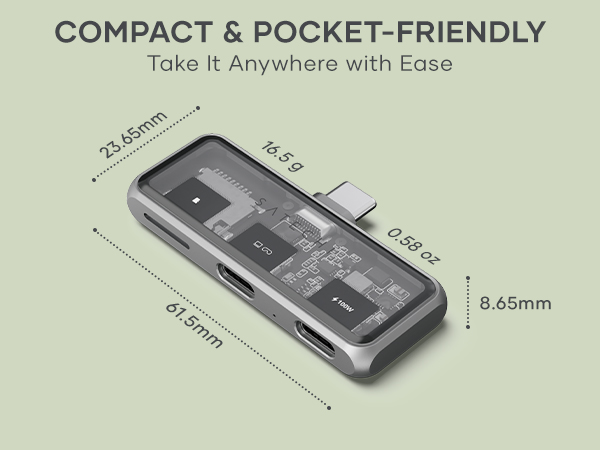 Mobile XR Hub with microSD