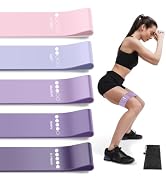 Resistance Bands for Working Out, Exercise Bands Resistance Bands Set with 5 Resistance Levels, M...
