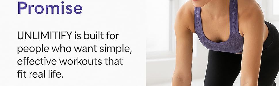 UNLIMITIFY fitness brand focused on strength confidence and simple workouts using Pilates sliders