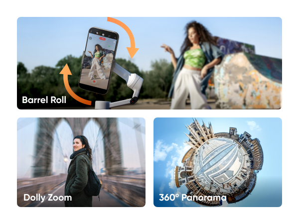 Intsa360 Flow 2 White Gimbal Stabilizer for Smartphone