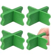 Dexspoeny 4 Pcs ABS Deck Spacer Tool with 4 Thicknesses Deck Board Spacers(1/16