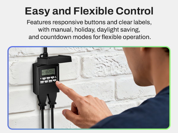 light timer outdoor weatherproof