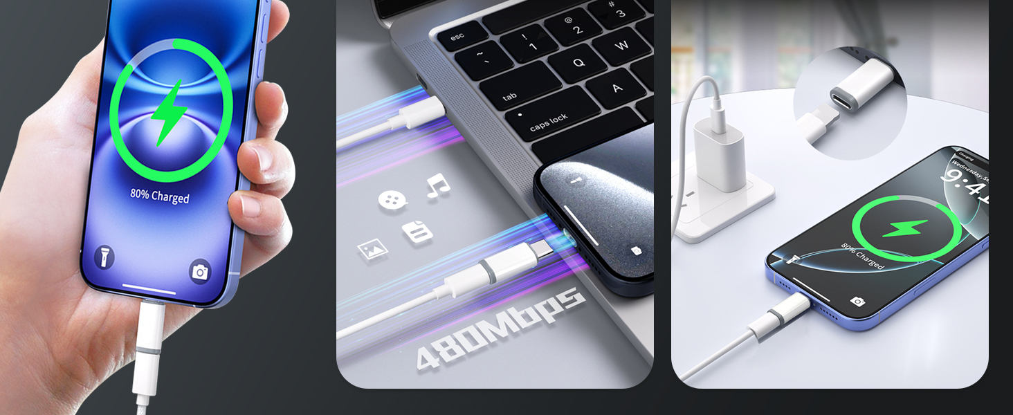 Light-ning to USB C Adapter