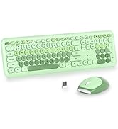 Vumilstek Light Green Quiet Keyboard and Mouse Wireless(US-X110 Light Green)
