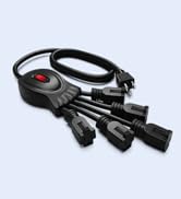 5 outlet cord splitter