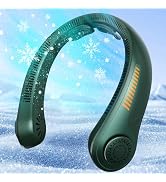 EYERZ Portable Neck Fan - Rechargeable Personal Fan with Neck Support, 5-Speed Quiet Lightweight ...