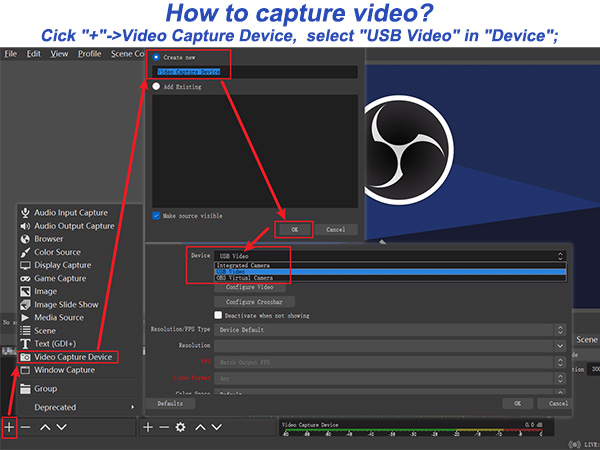 How to capture video