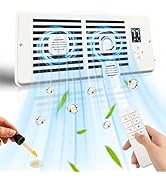 Smart Register Booster Fan for 4" x 10" Vents, 10-Speed AC Heating Cooling Vent Fan with 2 Scent ...
