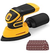Brushless Cordless Detail Sander Compatible with DeWalt 20V MAX Battery (TOOL ONLY), Lightweight ...