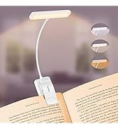 Gritin 19 LED Rechargeable Book Light for Reading in Bed with Memory Function- Eye Caring 3 Color...