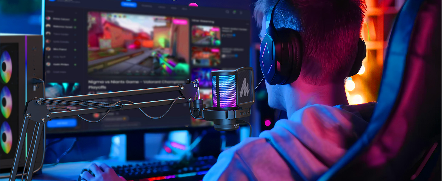 MAONO USB A&amp;amp;C 2 in 1 microphone cable