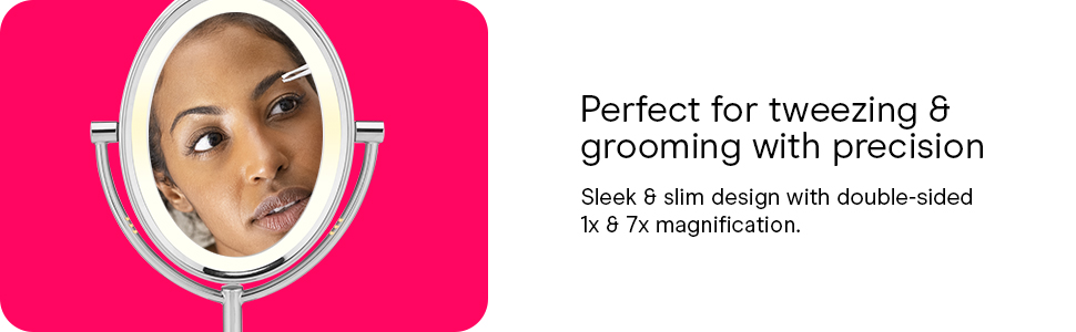 perfect for tweezing &amp; grooming with precision