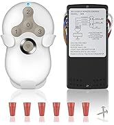 Self-Learning Ceiling Fan Remote Control Kit with Receiver Replacement for Hunter Harbor Breeze H...