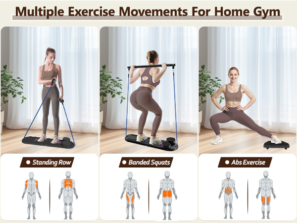 Pilates reformer set