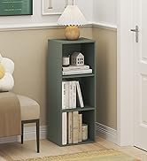Furinno LUDER Book Shelf, 3-Cube Bookshelf, Bookcase, 9.3" x 12" x 31.5", for Living Room, Bedroo...
