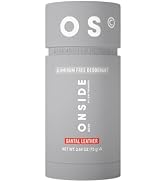 ONSIDE Men's Aluminum-Free Deodorant, Santal Leather, 48-Hour Odor Protection, Natural Deodorant ...
