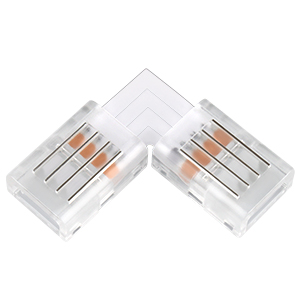 L-Shaped 4Pin RGB LED Light Strip Connectors