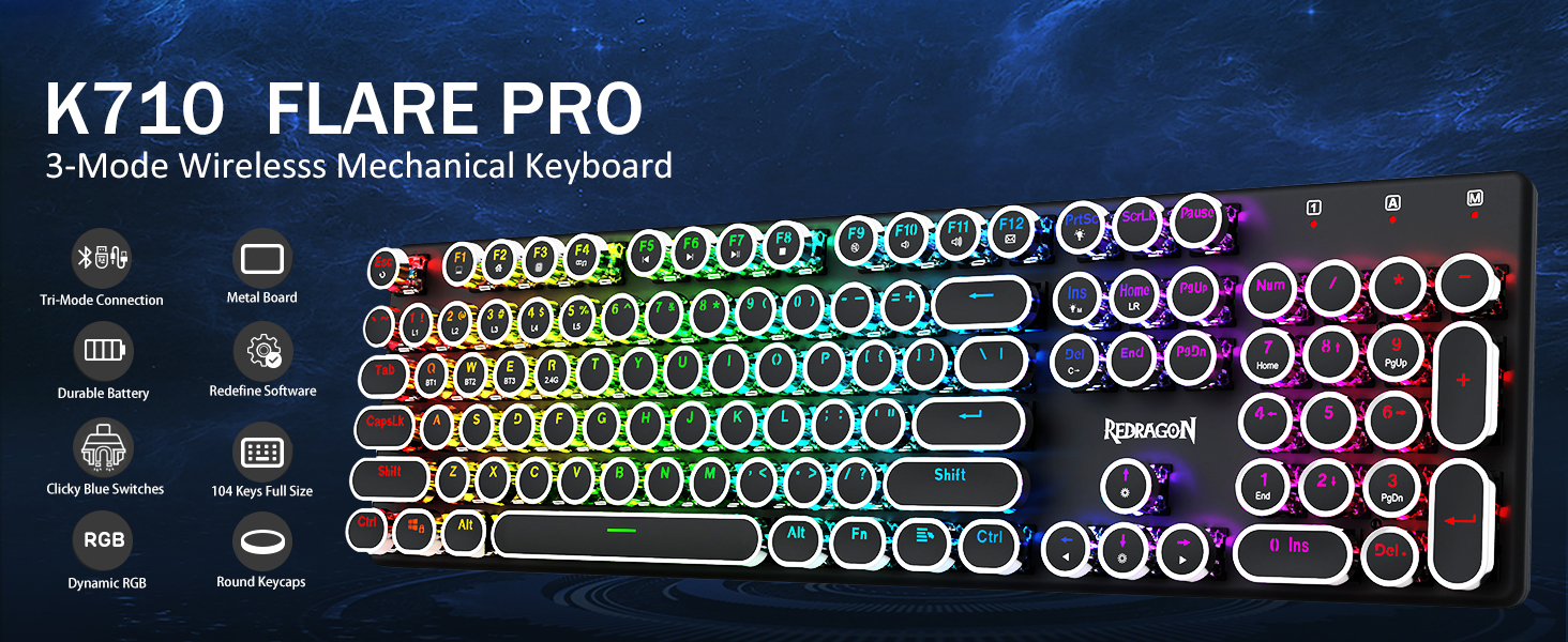 typewriter keyboard wireless