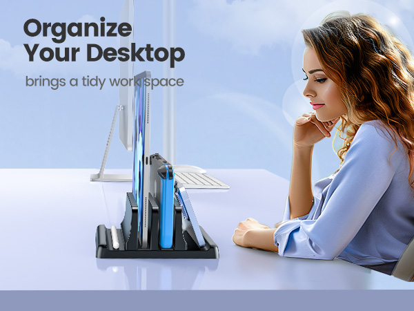 vertical laptop stand