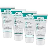 KEZE Silicone Grease Waterproof Silicone Sealant Lubricant with PTFE for Caliper Assembly Faucet ...