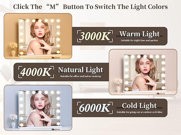 vanity mirror with lights