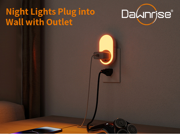 night light with outlet