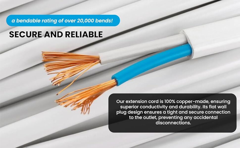 extension cord with multiple outlets, power strip flat plug