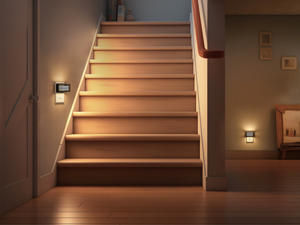 adjustable night lights plug into wall
