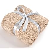 Ailemei Direct Knit Throw Blanket for Bed, Soft Thin Blankets for Sofa, Couch, Camping, Office Ch...