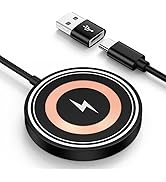 15W MagSafe Wireless Charger for Samsung Magnetic Charger Android Phone Fast Charging Pad for Gal...