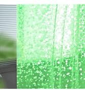 Ga-Geetopia EVA Green Thin Shower Curtain Liner, Pebble Pattern 72x72 Inch Lightweight Plastic Ba...