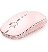 Unipows Wireless Mouse - 2.4G Slim Portable Computer Mouse with Nano Receiver, Less Noise Mobile ...