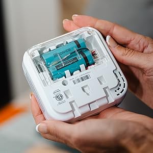 100% battery powered natural gas alarm