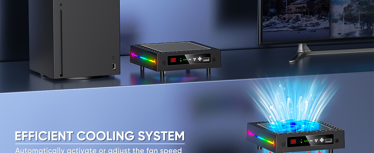 Efficient cooling system for Xbox Series X