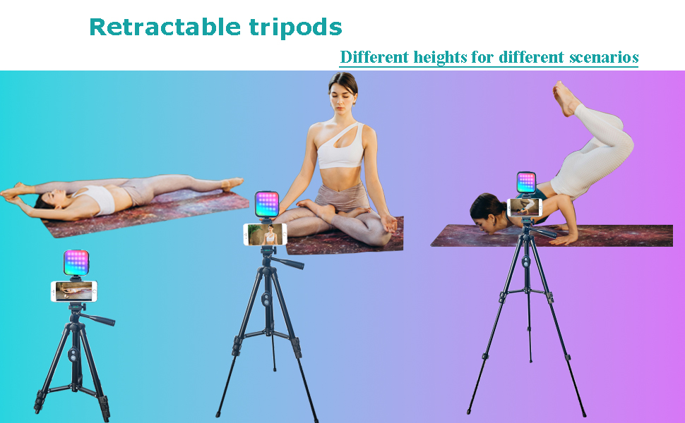 Vlogging kit with retractable tripod