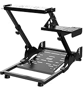 PXN - A10 Steering Wheel Stand - 11KG Foldable, Adjustable, Portable Racing Sim Metal Stand - Uni...