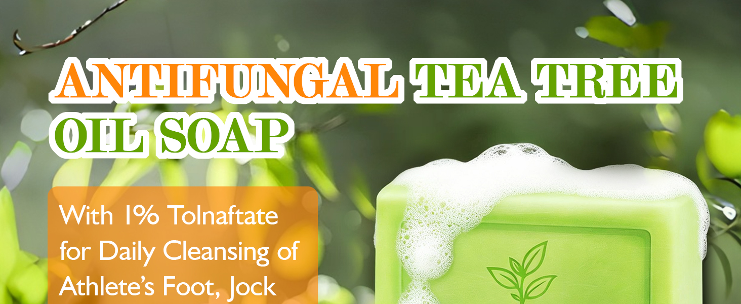 tea tree oil antifungal soap bar