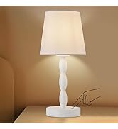CASTLELIFE Portable Cordless Table Lamp,Touch Desk Lamp Rechargeable Battery Powered, 3-Level Bri...