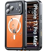 Oterkin Waterproof Case for iPhone 17 Pro Max Case Compatible with MagSafe, Full Body Rugged iPho...