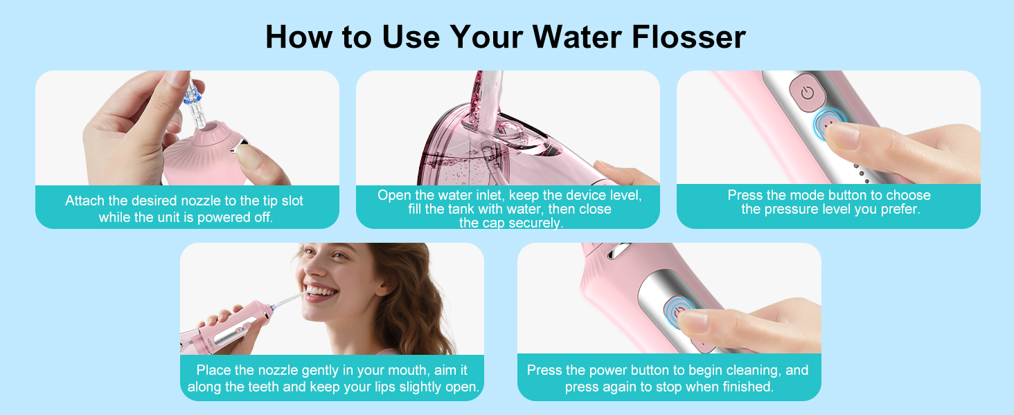 h2ofloss electric toothbrush and water flosser combo