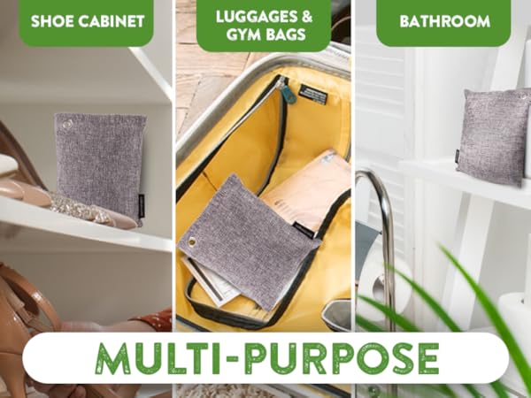 odor charcoal absorber eliminator bags air bamboo deodorizer activated closet bag car purifying